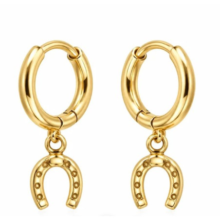 Boucles d'oreilles petites créoles Lili Equestrian Shop - EQUESTRIAN SHOP - Bijoux, Décoration, Cadeaux & Chèques Cadeaux