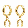 Boucles d'oreilles petites créoles Lili Equestrian Shop - EQUESTRIAN SHOP - Bijoux, Décoration, Cadeaux & Chèques Cadeaux