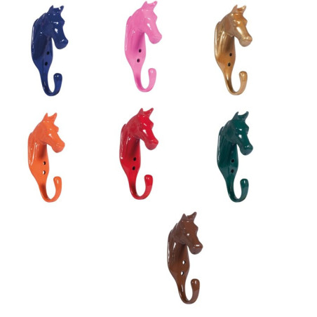 Patere tête de cheval aluminium Hkm - HKM - Equipement écurie et pré